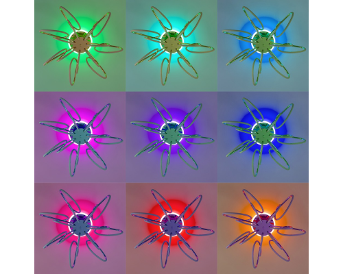 Citilux SALMA SMART CL224A172 RGB LED Умная люстра Золото