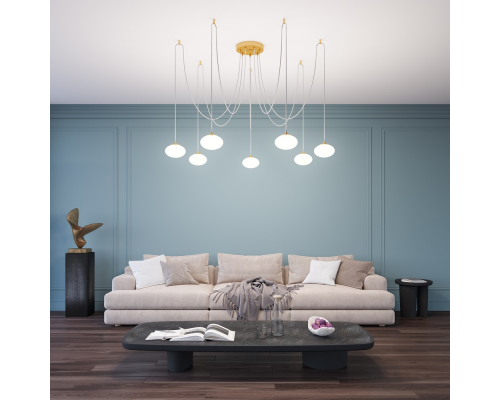 Citilux ATMAN SMART CL226A073 LED RGB Умная подвесная люстра Бронза