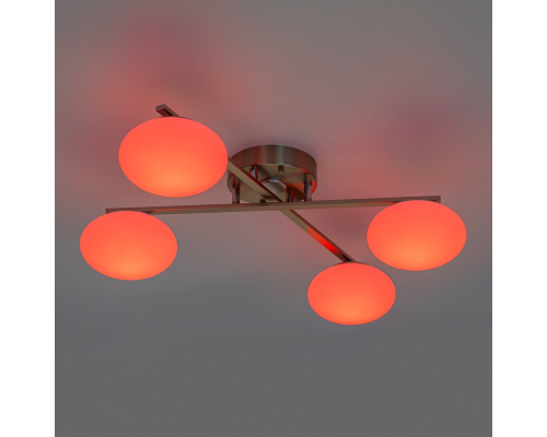 Citilux ATMAN SMART CL226A141 RGB LED Умная люстра Матовый Хром