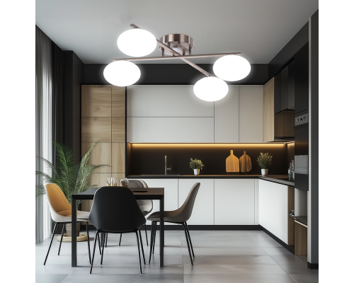 Citilux ATMAN SMART CL226A141 RGB LED Умная люстра Матовый Хром