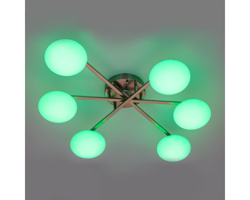 Citilux ATMAN SMART CL226A161 RGB LED Умная люстра Матовый Хром