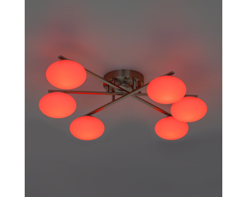 Citilux ATMAN SMART CL226A161 RGB LED Умная люстра Матовый Хром