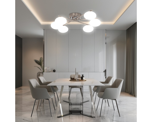 Citilux ATMAN SMART CL226A161 RGB LED Умная люстра Матовый Хром