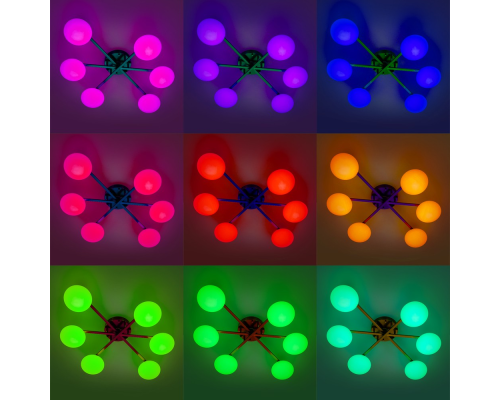 Citilux ATMAN SMART CL226A163 LED RGB Умная люстра Бронза