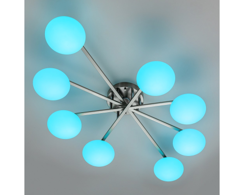 Citilux ATMAN SMART CL226A181 LED RGB Умная люстра Матовый Хром