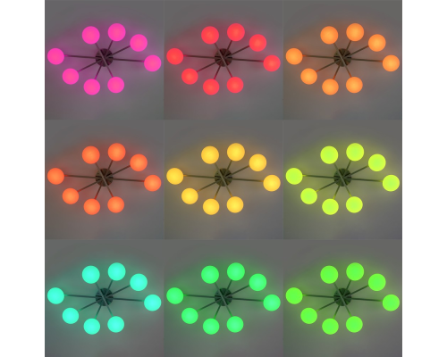 Citilux ATMAN SMART CL226A181 LED RGB Умная люстра Матовый Хром