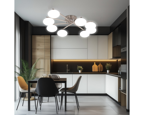 Citilux ATMAN SMART CL226A181 LED RGB Умная люстра Матовый Хром