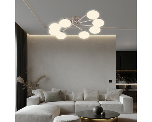 Citilux ATMAN SMART CL226A181 LED RGB Умная люстра Матовый Хром