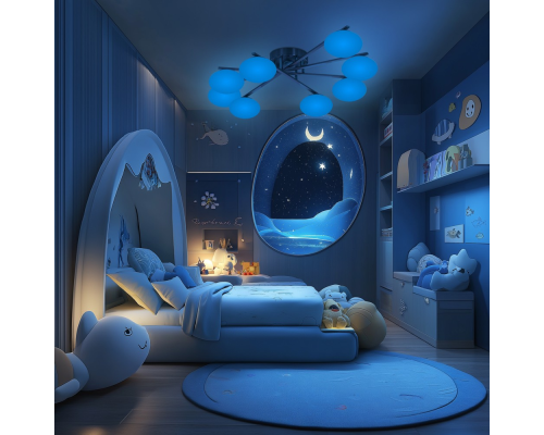 Citilux ATMAN SMART CL226A181 LED RGB Умная люстра Матовый Хром