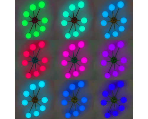 Citilux ATMAN SMART CL226A183 LED RGB Умная люстра Бронза