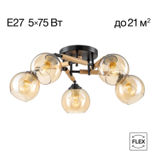 Citilux TIKA CL133151 Люстра поворотная Чёрная