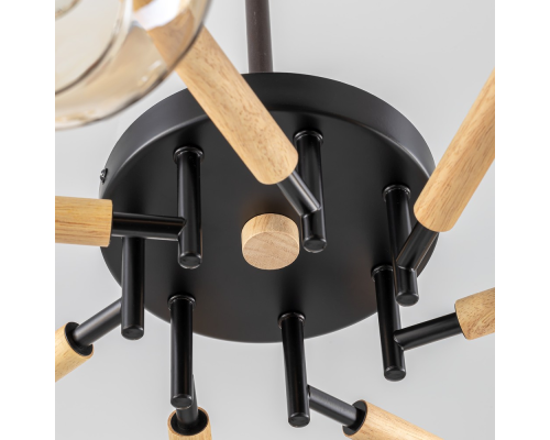 Citilux TIKA CL133171 Люстра поворотная Чёрная