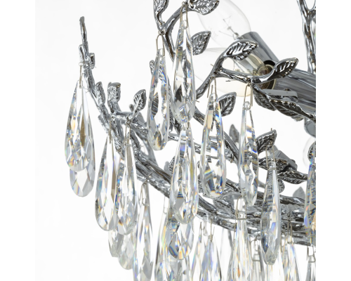 Citilux RITZ CL310061 Люстра хрустальная подвесная Хром