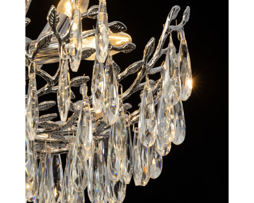 Citilux RITZ CL310061 Люстра хрустальная подвесная Хром