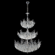 Citilux RITZ CL310261 Люстра хрустальная подвесная Хром