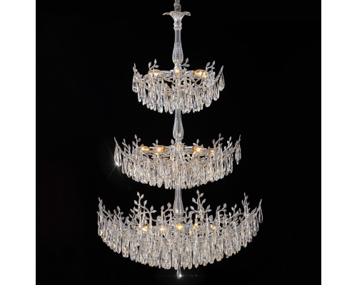 Citilux RITZ CL310261 Люстра хрустальная подвесная Хром