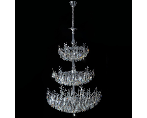 Citilux RITZ CL310261 Люстра хрустальная подвесная Хром