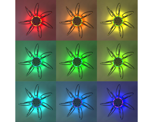 Citilux SALMA SMART CL224A171 RGB LED Умная люстра Хром