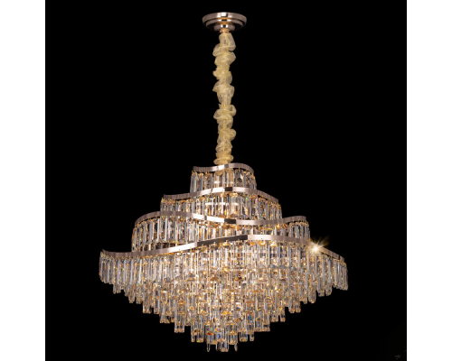 Citilux NAIAD CL315192 Люстра хрустальная подвесная Золото