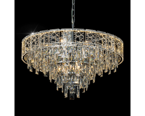 Citilux SAGRADA CL317261 Люстра хрустальная подвесная Хром