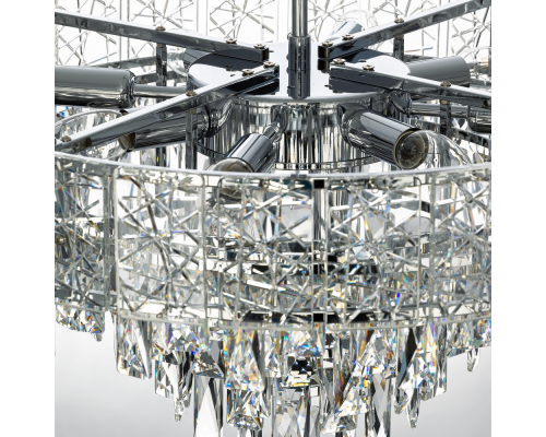 Citilux SAGRADA CL317261 Люстра хрустальная подвесная Хром