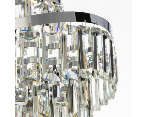 Citilux NAIAD CL315151 Люстра хрустальная подвесная Хром