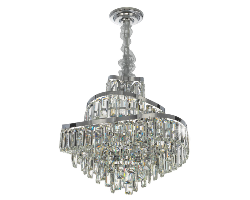 Citilux NAIAD CL315151 Люстра хрустальная подвесная Хром