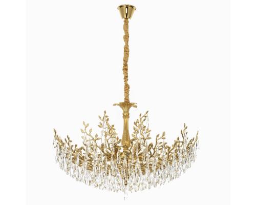 Citilux RITZ CL310122 Люстра хрустальная подвесная Золото
