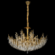 Citilux RITZ CL310122 Люстра хрустальная подвесная Золото