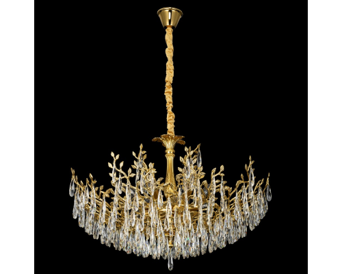 Citilux RITZ CL310122 Люстра хрустальная подвесная Золото
