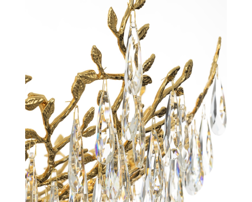 Citilux RITZ CL310122 Люстра хрустальная подвесная Золото