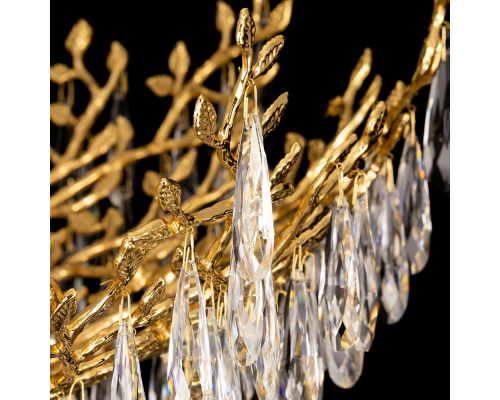 Citilux RITZ CL310122 Люстра хрустальная подвесная Золото