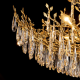Citilux RITZ CL310122 Люстра хрустальная подвесная Золото