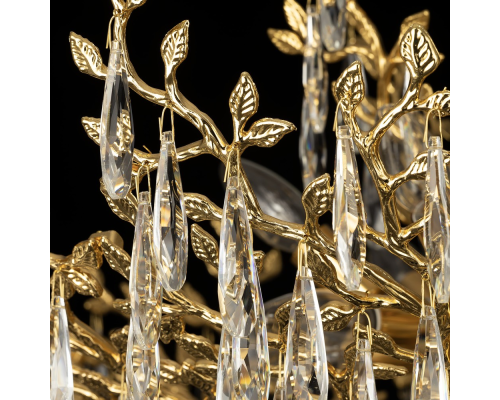 Citilux RITZ CL310122 Люстра хрустальная подвесная Золото