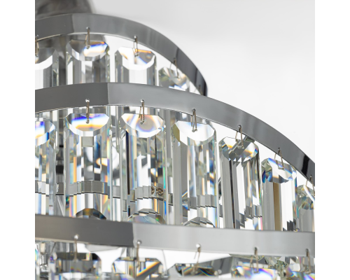 Citilux NAIAD CL315191 Люстра хрустальная подвесная Хром