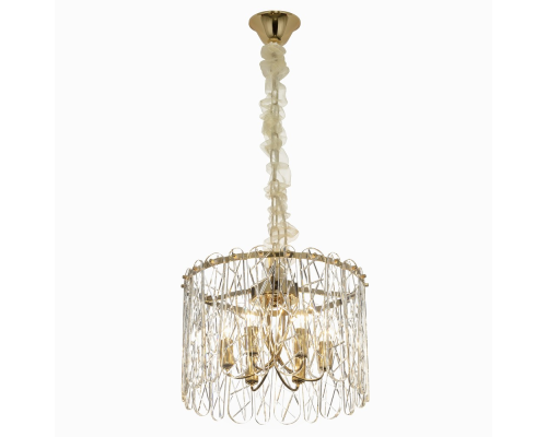 Citilux TALLA CL318262 Люстра хрустальная подвесная Золото