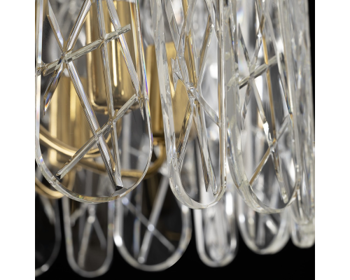 Citilux TALLA CL318262 Люстра хрустальная подвесная Золото