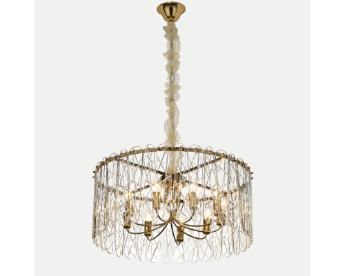 Citilux TALLA CL318292 Люстра хрустальная подвесная Золото