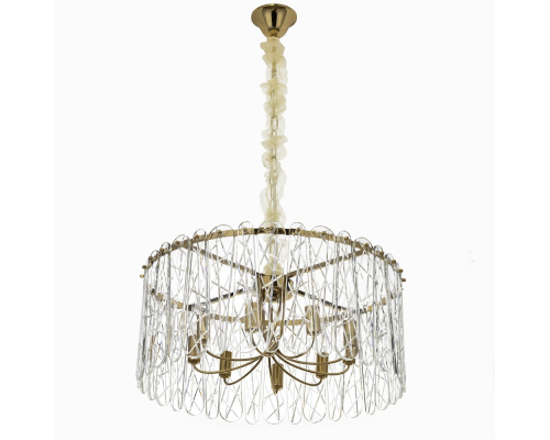 Citilux TALLA CL318292 Люстра хрустальная подвесная Золото