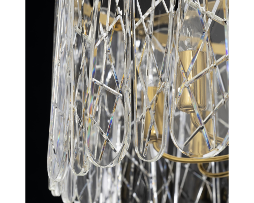 Citilux TALLA CL318292 Люстра хрустальная подвесная Золото