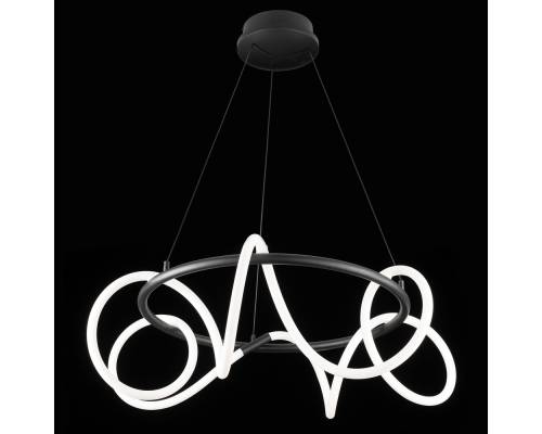 Citilux PYTHON CL220261 Люстра подвесная с пультом Чёрная