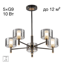 Citilux ELAN CL241151 Люстра на штанге