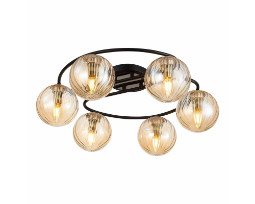 Citilux Эрни CL122165 Люстра потолочная Чёрная