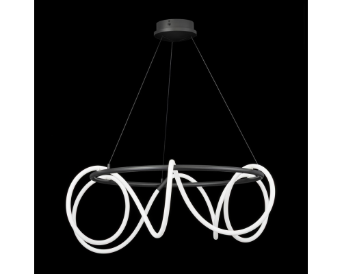 Citilux PYTHON CL220281 Люстра подвесная с пультом Чёрная