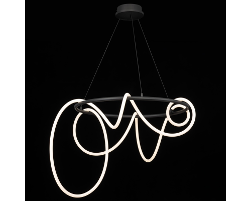 Citilux PYTHON CL220281 Люстра подвесная с пультом Чёрная