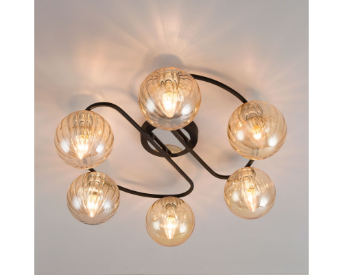 Citilux Эрни CL122165 Люстра потолочная Чёрная