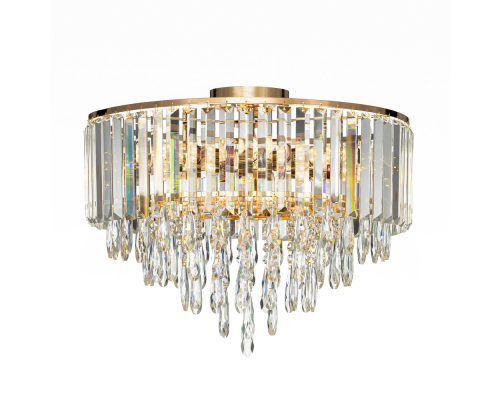 Citilux LEONNA CL320182 Люстра хрустальная Золото