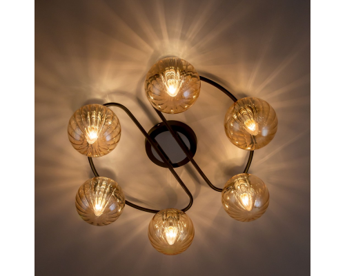 Citilux Эрни CL122165 Люстра потолочная Чёрная