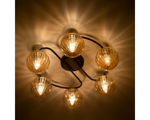 Citilux Эрни CL122165 Люстра потолочная Чёрная