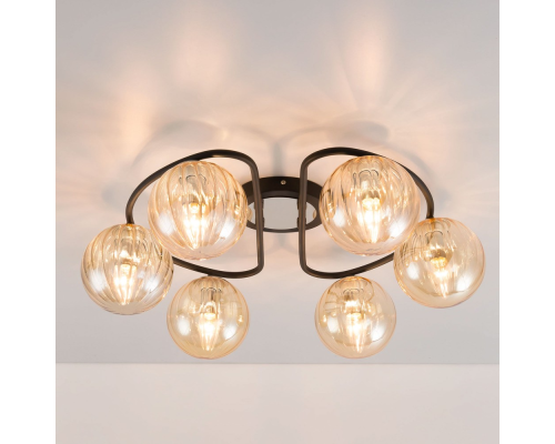 Citilux Эрни CL122165 Люстра потолочная Чёрная